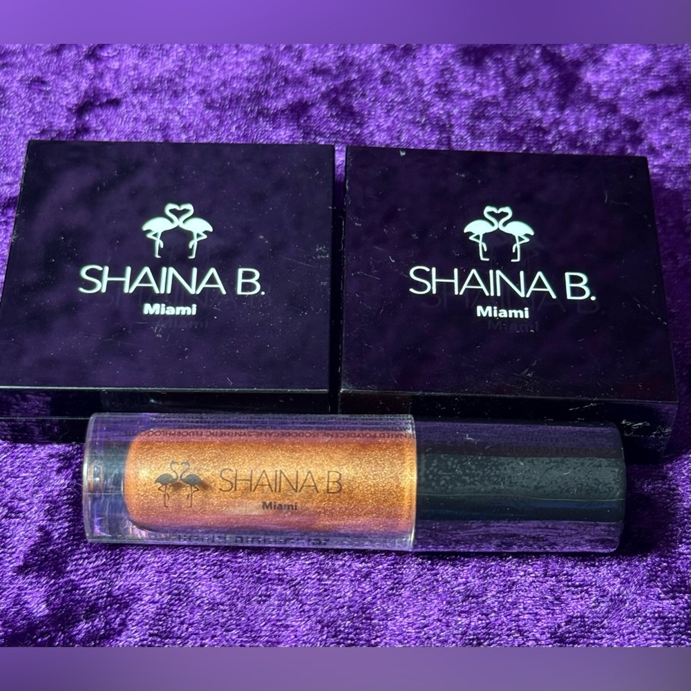 Shaina B Miami Eyeshadow,‎ highlighter Cosmetic bundle